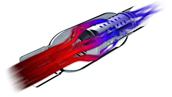 aero exhaust turbine performance cone muffler flow diagramr